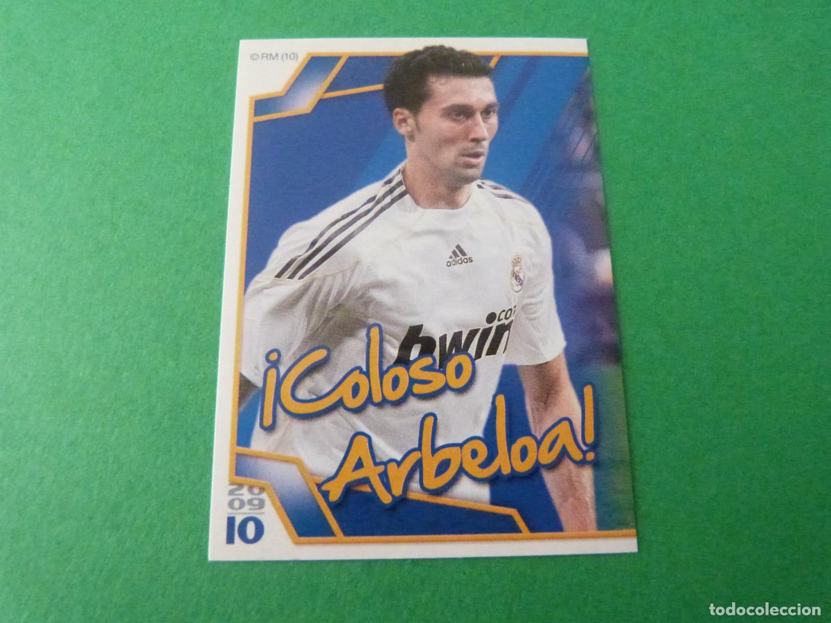 Cromos de Futebol: CROMO FUTBOL PELLEGRINI REAL MADRID C.F. SIN PEGAR N&ordm; 42 ALBUM REAL MADRID C.F. 2009-2010/09-10