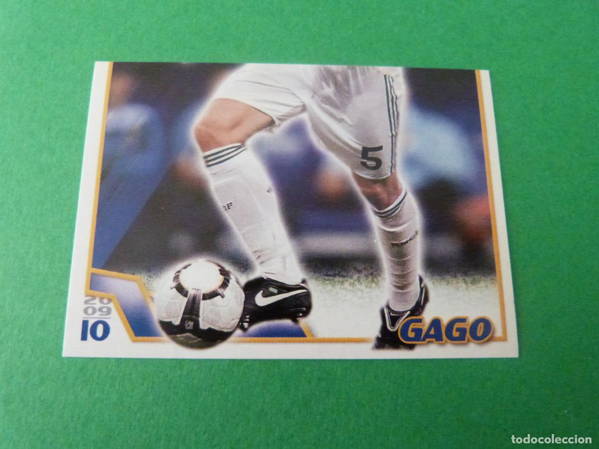 Fu&szlig;ball-Sticker: CROMO FUTBOL GAGO REAL MADRID C.F. SIN PEGAR N&ordm; 57 ALBUM REAL MADRID C.F. 2009-2010/09-10