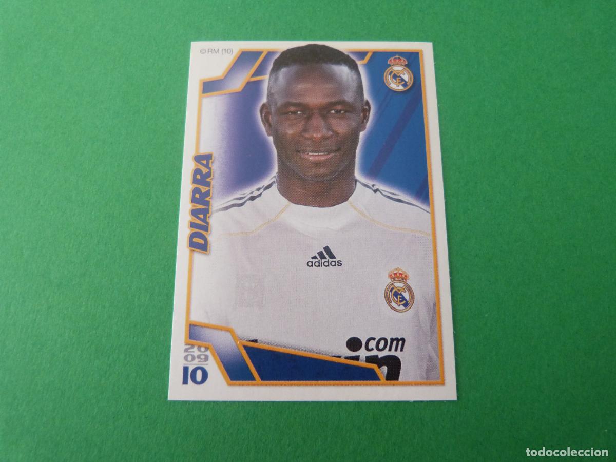 Football Stickers: CROMO FUTBOL DIARRA REAL MADRID C.F. SIN PEGAR N&ordm; 64 ALBUM REAL MADRID C.F. 2009-2010/09-10