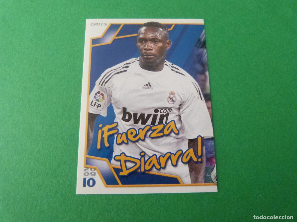 Football Stickers: CROMO FUTBOL DIARRA REAL MADRID C.F. SIN PEGAR N&ordm; 66 ALBUM REAL MADRID C.F. 2009-2010/09-10