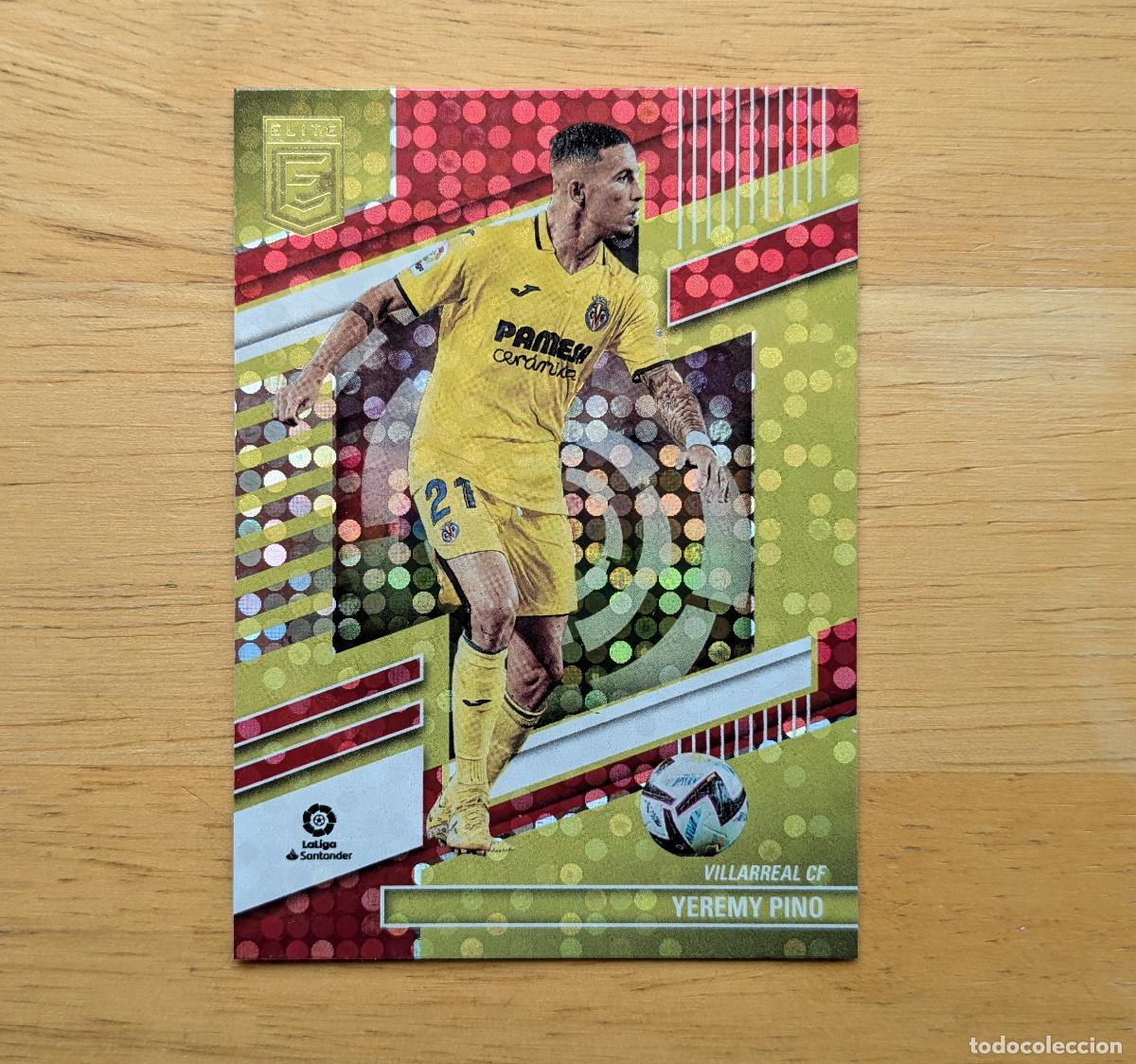 Football Stickers: PANINI DONRUSS ELITE LA LIGA 2022-2023 - YEREMI PINO - VILLARREAL FC - PARALELA RED DISCO