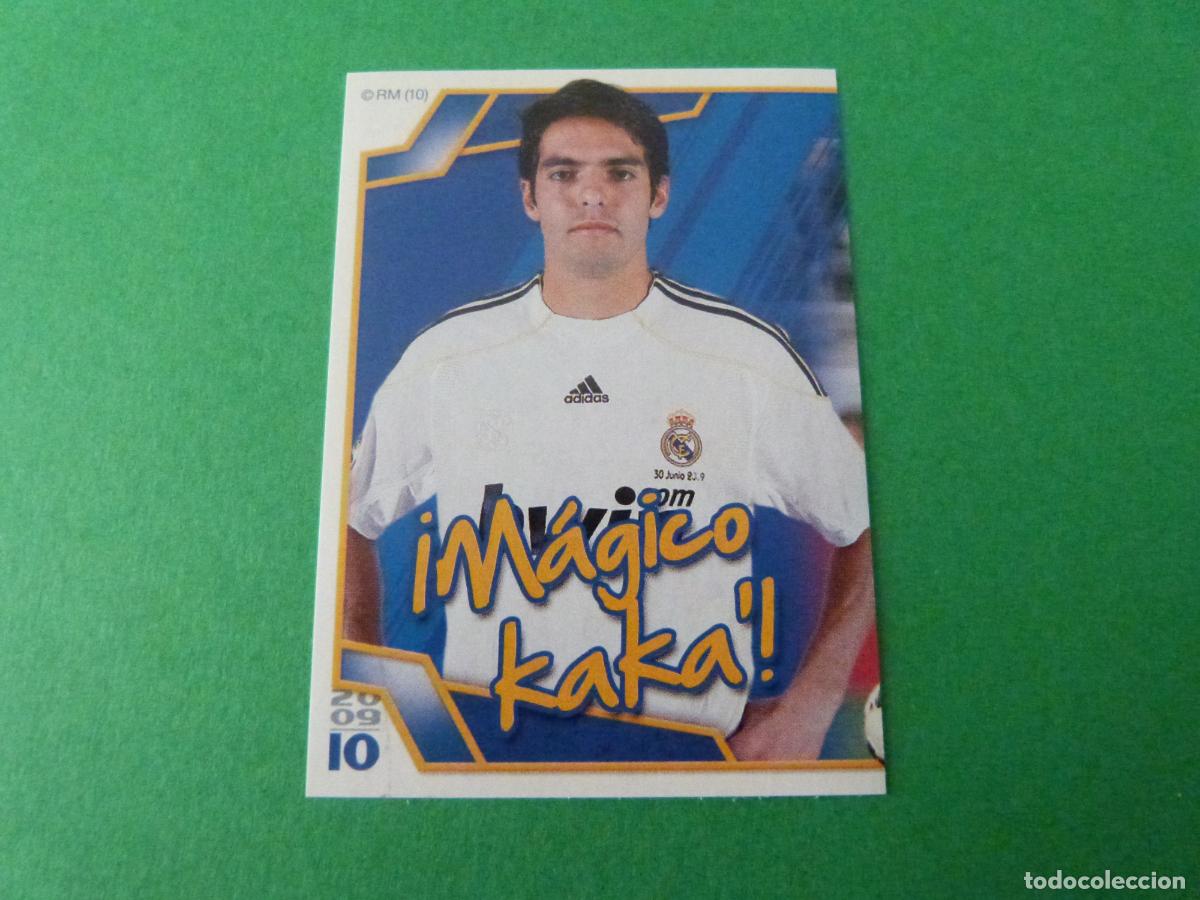 Football Stickers: CROMO FUTBOL KAKA REAL MADRID C.F. SIN PEGAR N&ordm; 78 ALBUM REAL MADRID C.F. 2009-2010/09-10
