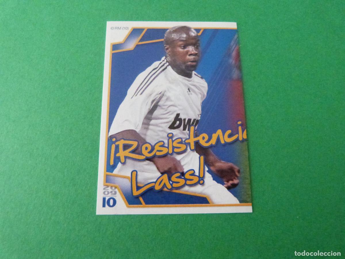 Cromos de F&uacute;tbol: CROMO FUTBOL LASS REAL MADRID C.F. SIN PEGAR N&ordm; 90 ALBUM REAL MADRID C.F. 2009-2010/09-10