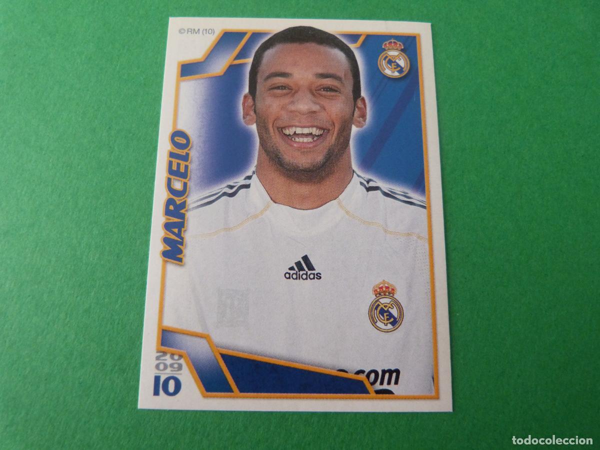 Cromos de F&uacute;tbol: CROMO FUTBOL MARCELO REAL MADRID C.F. SIN PEGAR N&ordm; 100 ALBUM REAL MADRID C.F. 2009-2010/09-10