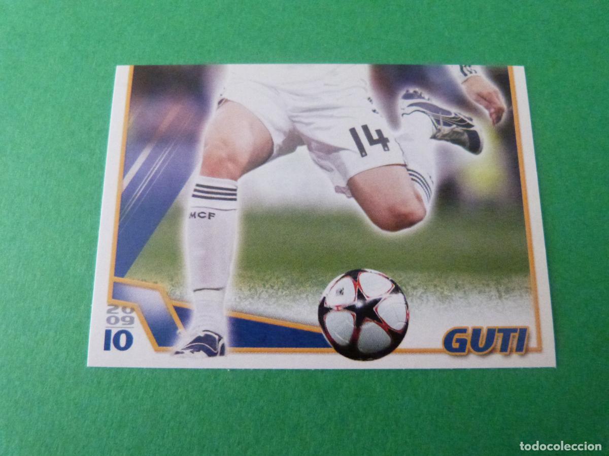 Cromos de F&uacute;tbol: CROMO FUTBOL GUTI REAL MADRID C.F. SIN PEGAR N&ordm; 111 ALBUM REAL MADRID C.F. 2009-2010/09-10