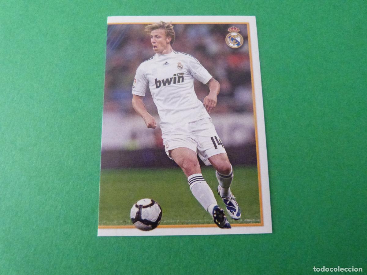 Cromos de F&uacute;tbol: CROMO FUTBOL GUTI REAL MADRID C.F. SIN PEGAR N&ordm; 115 ALBUM REAL MADRID C.F. 2009-2010/09-10