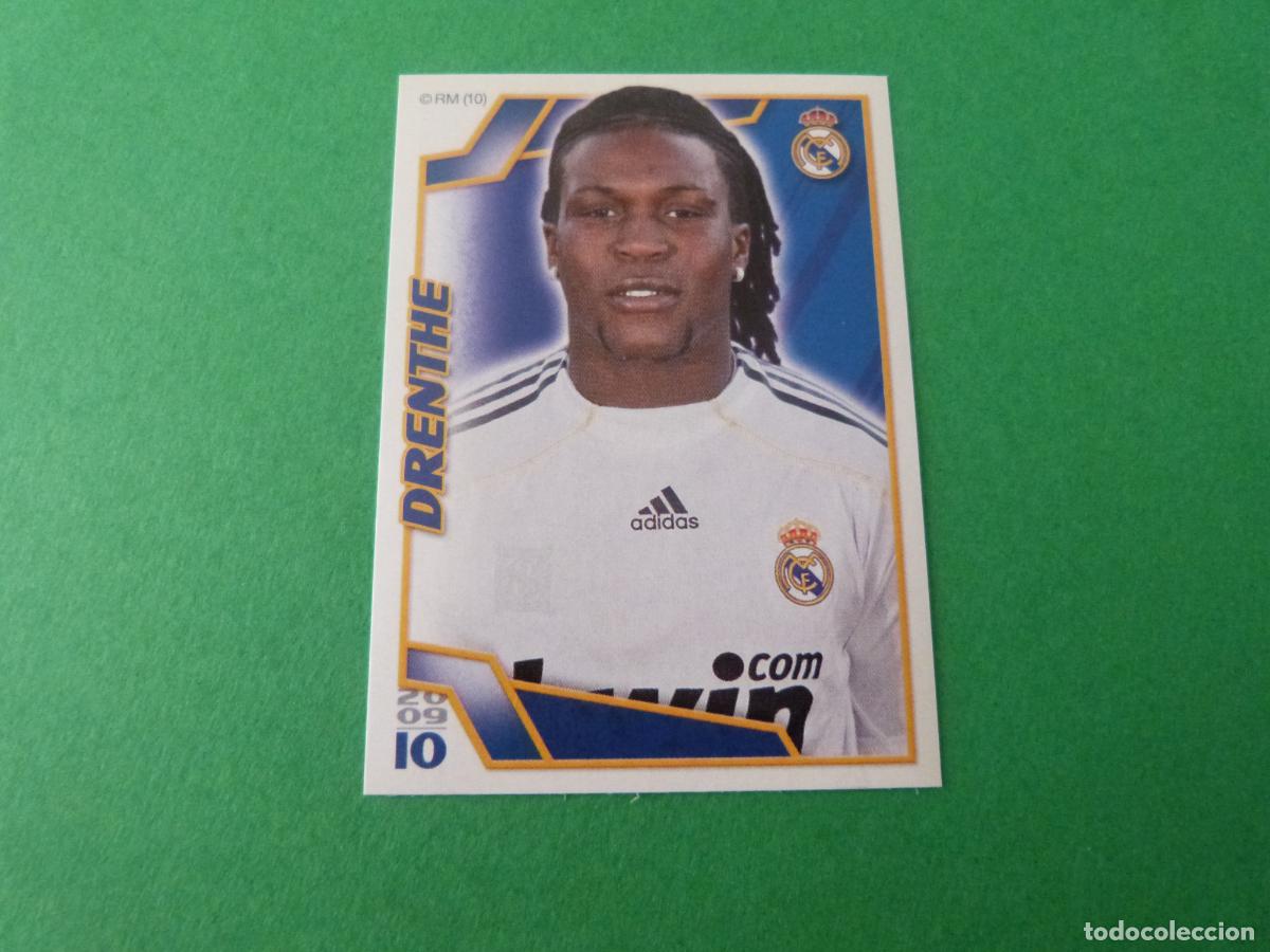 Cromos de F&uacute;tbol: CROMO FUTBOL DRENTHE REAL MADRID C.F. SIN PEGAR N&ordm; 118 ALBUM REAL MADRID C.F. 2009-2010/09-10