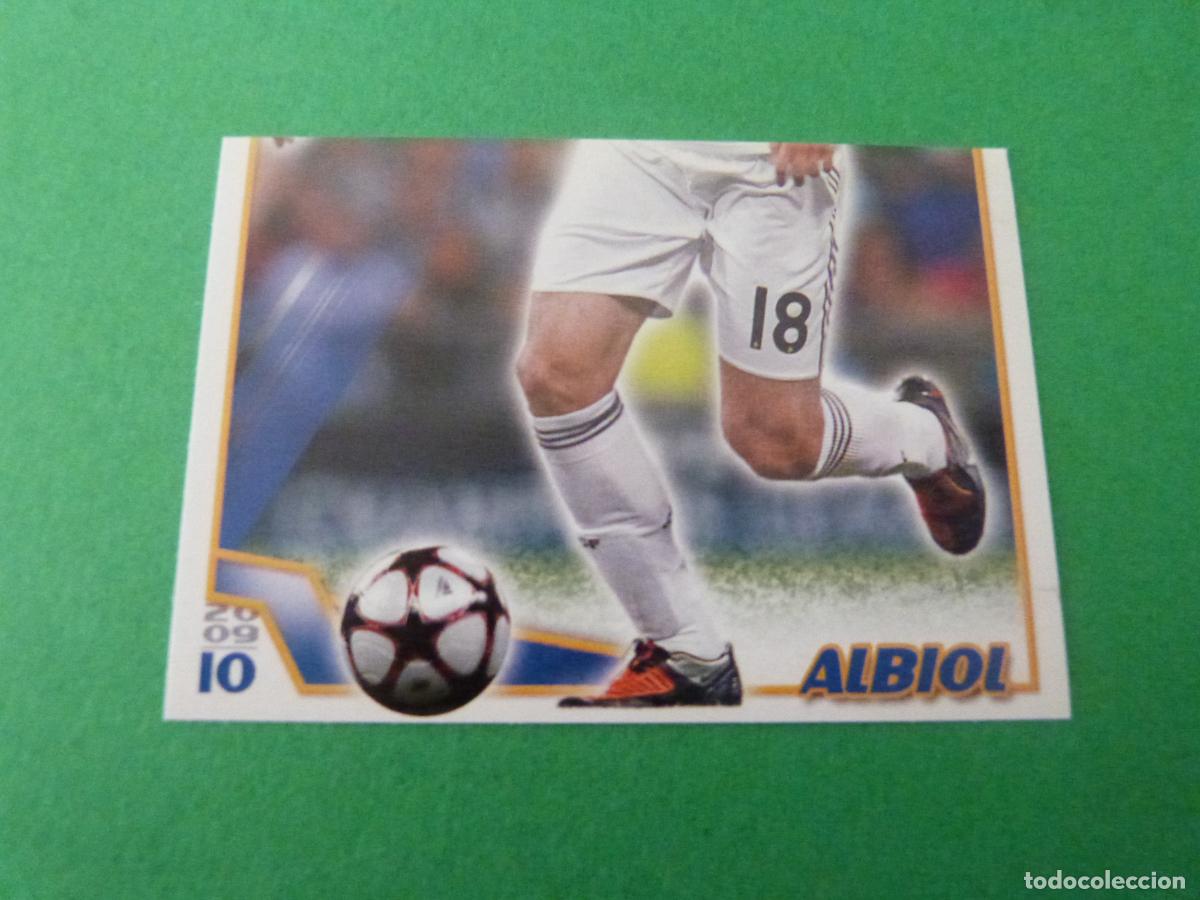 Cromos de F&uacute;tbol: CROMO FUTBOL ALBIOL REAL MADRID C.F. SIN PEGAR N&ordm; 123 ALBUM REAL MADRID C.F. 2009-2010/09-10