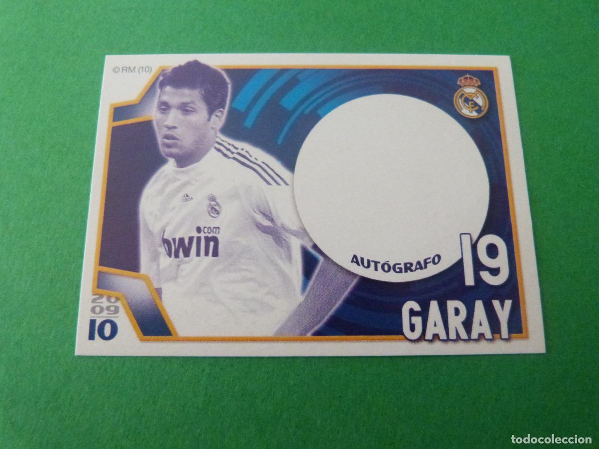 Cromos de F&uacute;tbol: CROMO FUTBOL GARAY REAL MADRID C.F. SIN PEGAR N&ordm; 131 ALBUM REAL MADRID C.F. 2009-2010/09-10