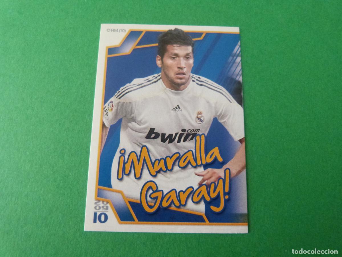 Cromos de F&uacute;tbol: CROMO FUTBOL GARAY REAL MADRID C.F. SIN PEGAR N&ordm; 132 ALBUM REAL MADRID C.F. 2009-2010/09-10