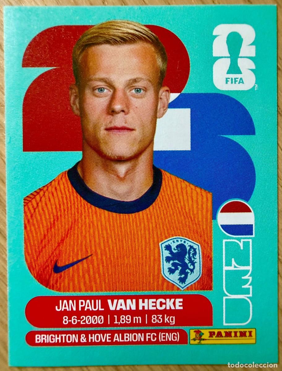 Cromos de F&uacute;tbol: NED9 NED 9 VAN HECKE HOLANDA PAISES BAJOS MUNDIAL FIFA WORLD CUP 2026 26 STICKER PANINI SIN PEGAR