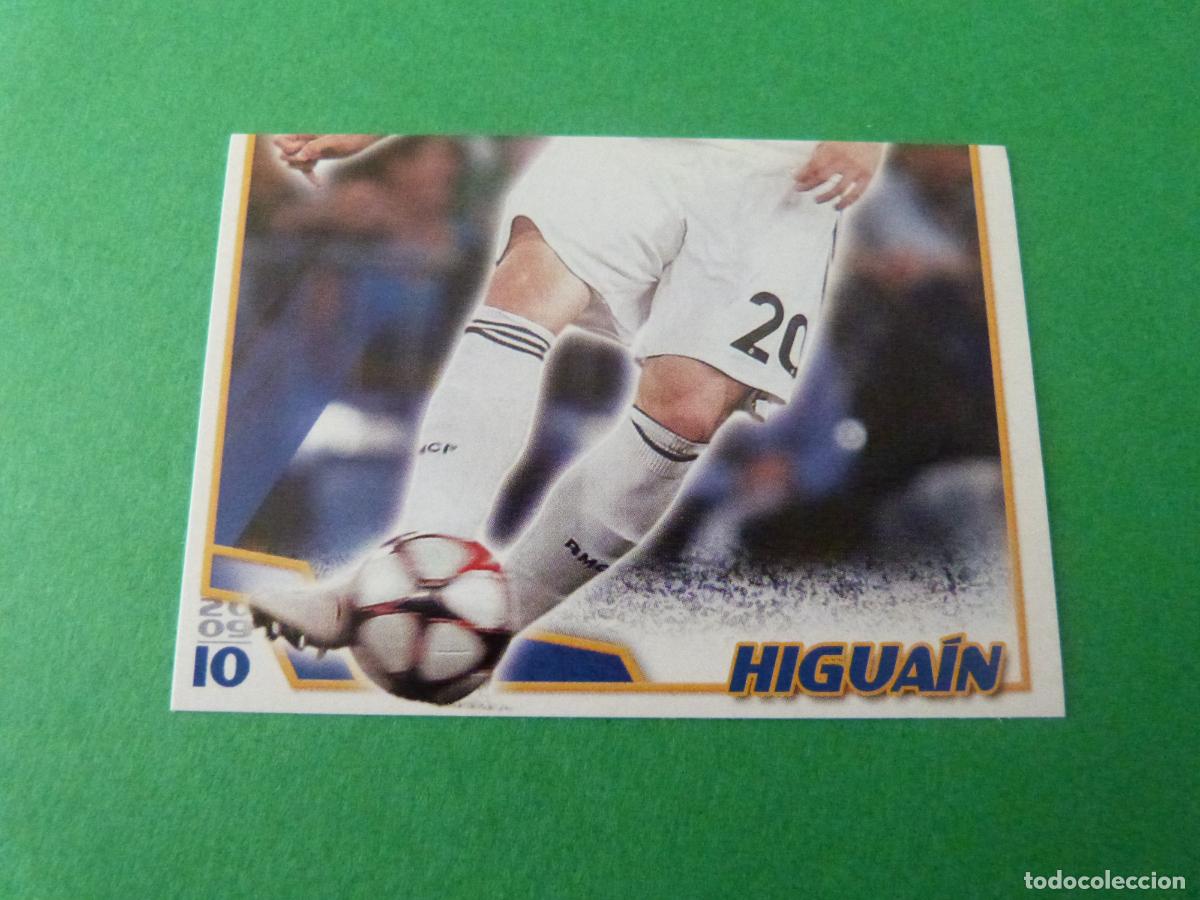 Cromos de F&uacute;tbol: CROMO FUTBOL HIGUAIN REAL MADRID C.F. SIN PEGAR N&ordm; 135 ALBUM REAL MADRID C.F. 2009-2010/09-10