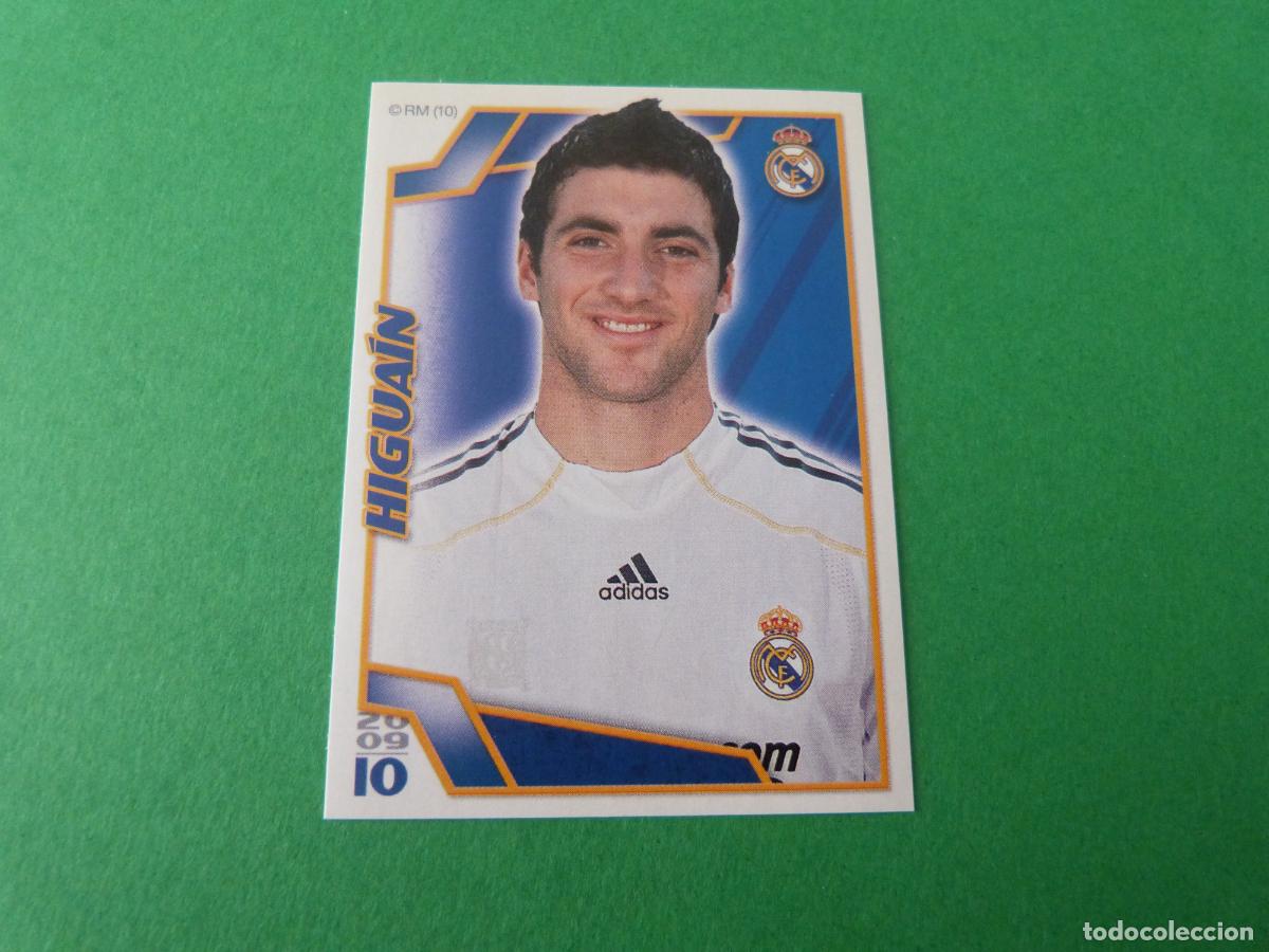 Cromos de F&uacute;tbol: CROMO FUTBOL HIGUAIN REAL MADRID C.F. SIN PEGAR N&ordm; 136 ALBUM REAL MADRID C.F. 2009-2010/09-10