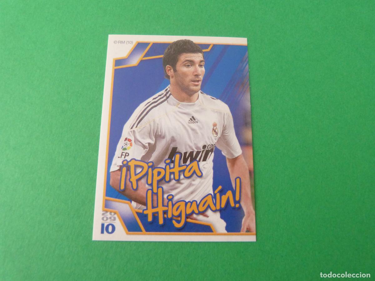Cromos de F&uacute;tbol: CROMO FUTBOL HIGUAIN REAL MADRID C.F. SIN PEGAR N&ordm; 138 ALBUM REAL MADRID C.F. 2009-2010/09-10