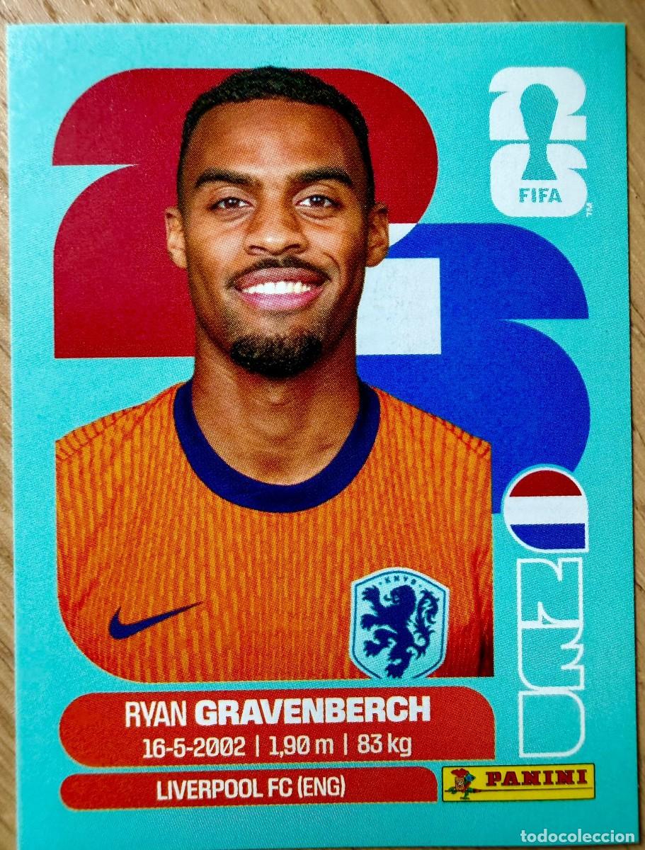 Cromos de F&uacute;tbol: NED11 NED 11 GRAVENBERCH HOLANDA PAISES BAJO MUNDIAL FIFA WORLD CUP 2026 26 STICKER PANINI SIN PEGAR