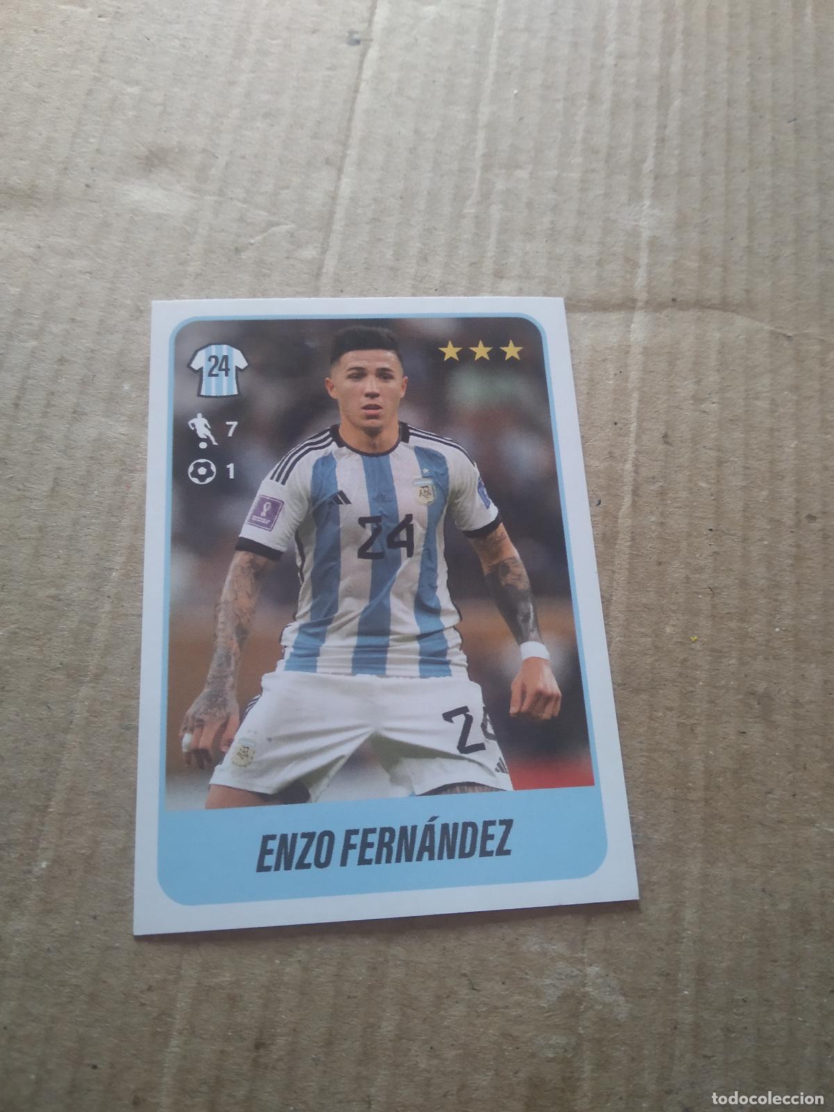 Cromos de F&uacute;tbol: 505 ENZO FERNANDEZ CROMO FUTBOL ARGENTINO PANINI LIGA ARGENTINA 2023
