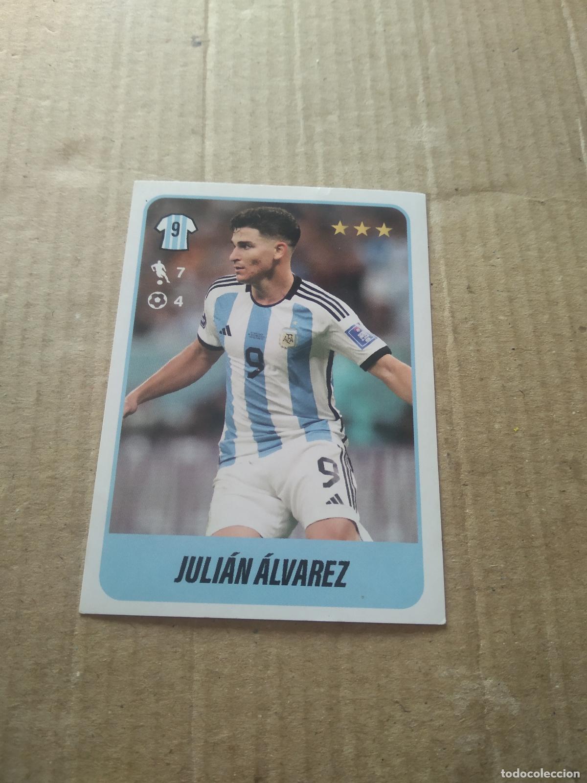 Cromos de F&uacute;tbol: 506 JULIAN ALVAREZ ROOKIE CROMO FUTBOL ARGENTINO PANINI LIGA ARGENTINA 2023