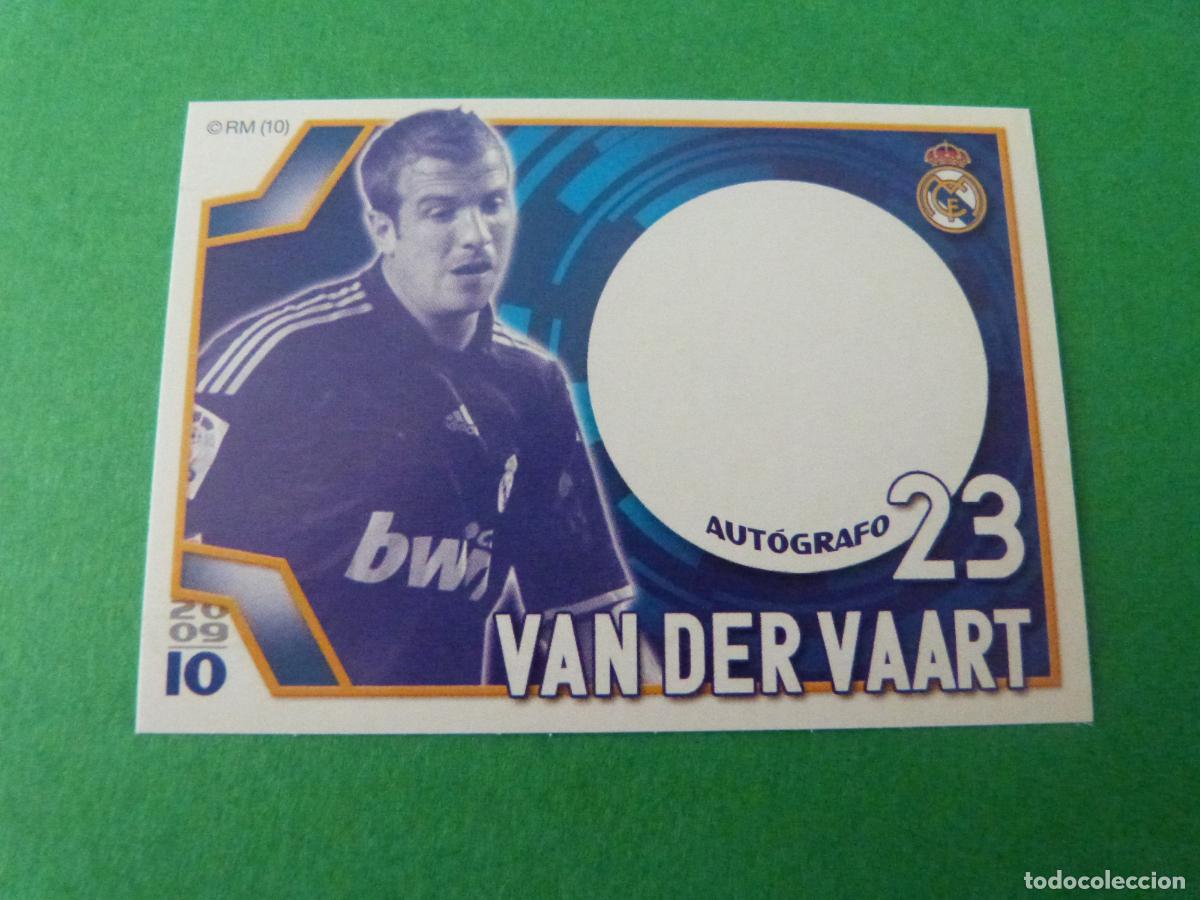 Cromos de F&uacute;tbol: CROMO FUTBOL VAN DER VAART REAL MADRID C.F. SIN PEGAR N&ordm; 155 ALBUM REAL MADRID C.F. 2009-2010/09-10