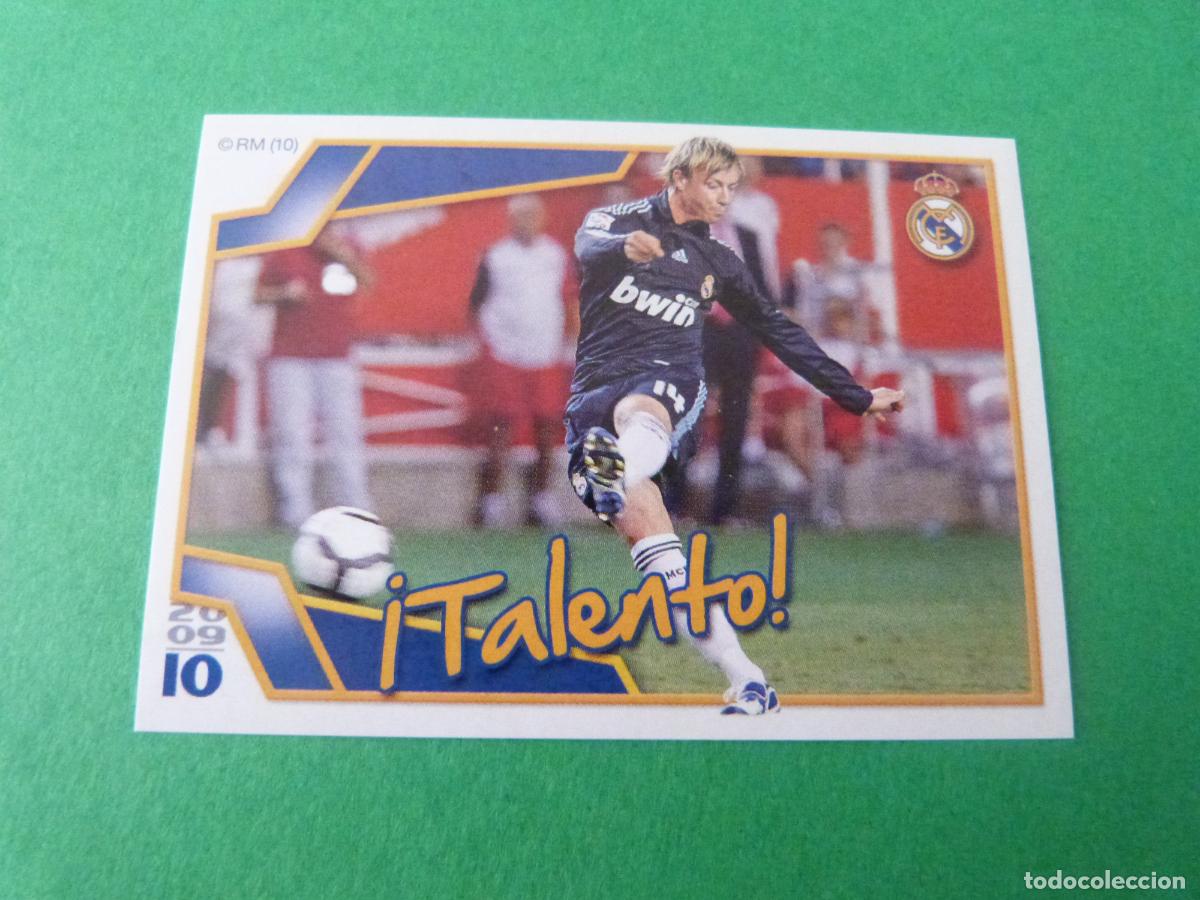 Cromos de F&uacute;tbol: CROMO FUTBOL GUTI REAL MADRID C.F. SIN PEGAR N&ordm; 168 ALBUM REAL MADRID C.F. 2009-2010/09-10