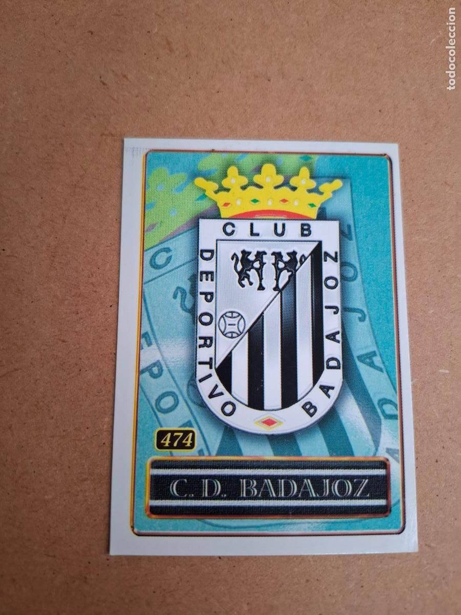 Cromos de F&uacute;tbol: MUNDICROMO 2000 2001 00 01 - 474 C.D. BADAJOZ - ESCUDO / NUEVO VIVERO