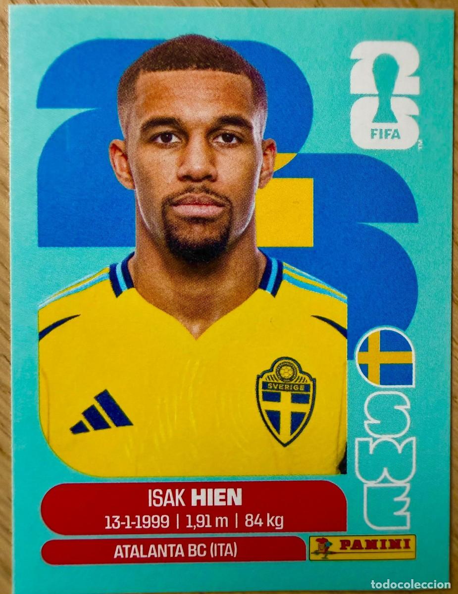 Cromos de F&uacute;tbol: SWE3 SWE 3 ISAK HIEN SUECIA MUNDIAL FIFA WORLD CUP 2026 26 STICKER CROMO PANINI SIN PEGAR