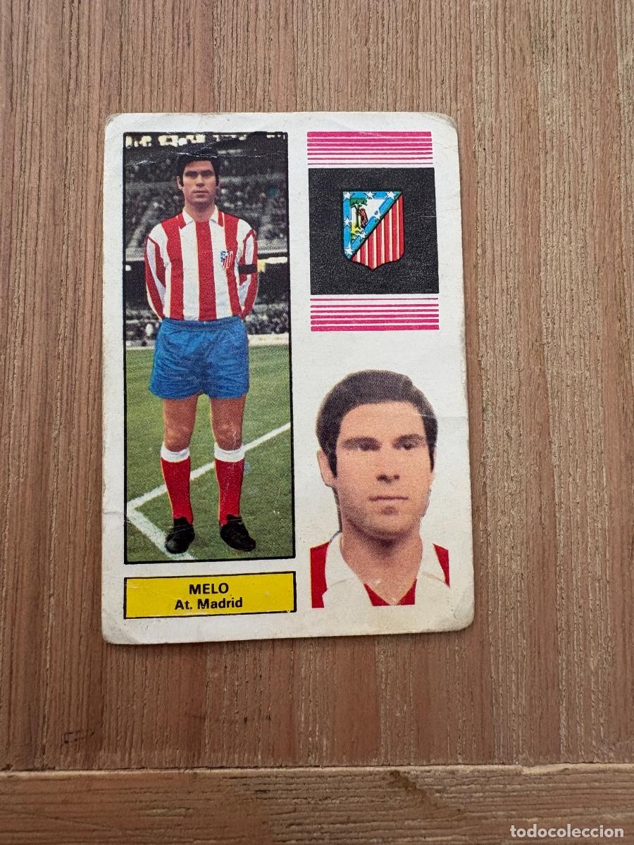 Cromos de F&uacute;tbol: 21. CROMO DESPEGADO LIGA FHER MELO ATL&Eacute;TICO DE MADRID 1974-75 74&ndash;75