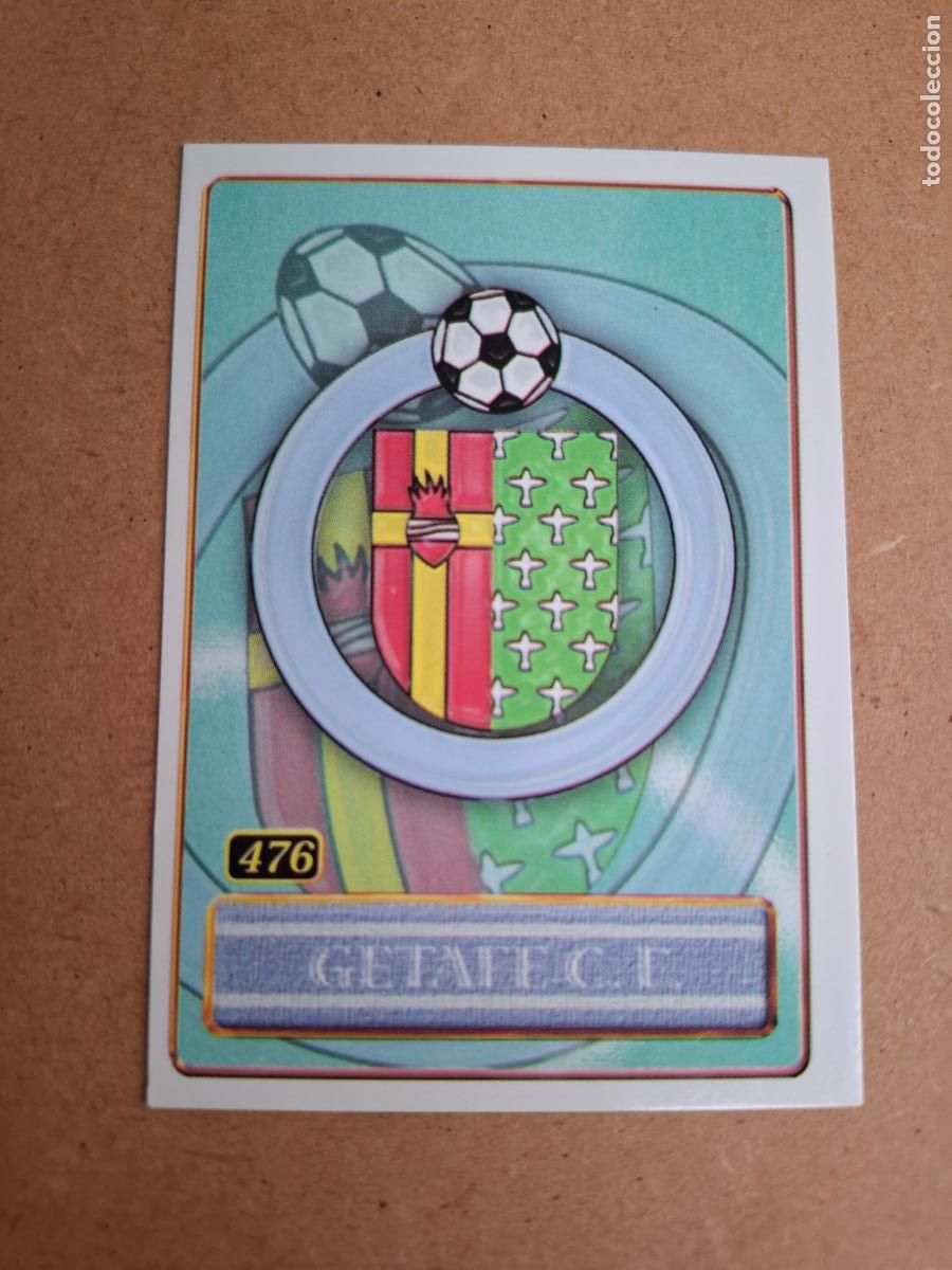 Cromos de F&uacute;tbol: MUNDICROMO 2000 2001 00 01 - 476 GETAFE C.F. - ESCUDO / COLISEUM ALFONSO P&Eacute;REZ