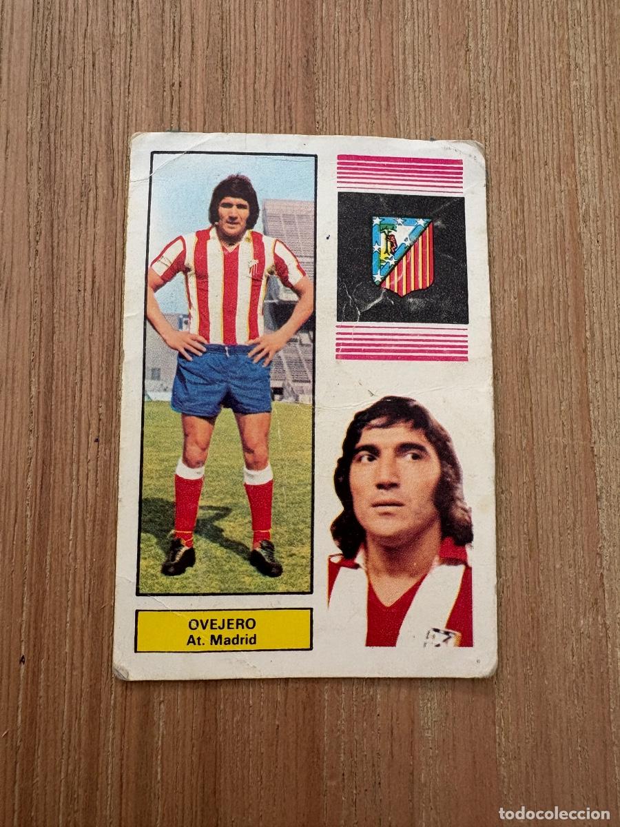 Cromos de F&uacute;tbol: 21. CROMO DESPEGADO LIGA FHER OVEJERO ATL&Eacute;TICO DE MADRID 1974-75 74&ndash;75