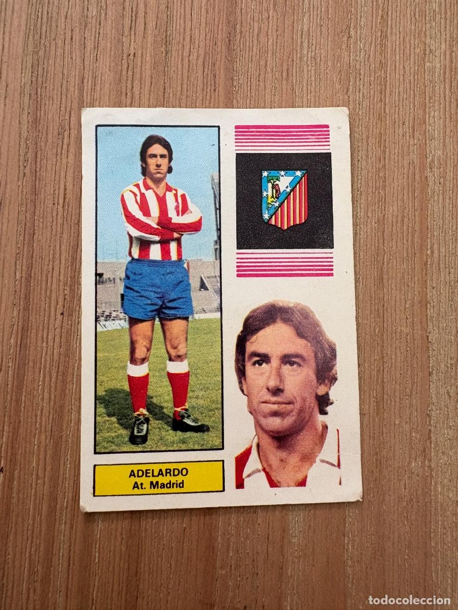 Cromos de F&uacute;tbol: 21. CROMO DESPEGADO LIGA FHER ADELARDO ATL&Eacute;TICO DE MADRID 1974-75 74&ndash;75