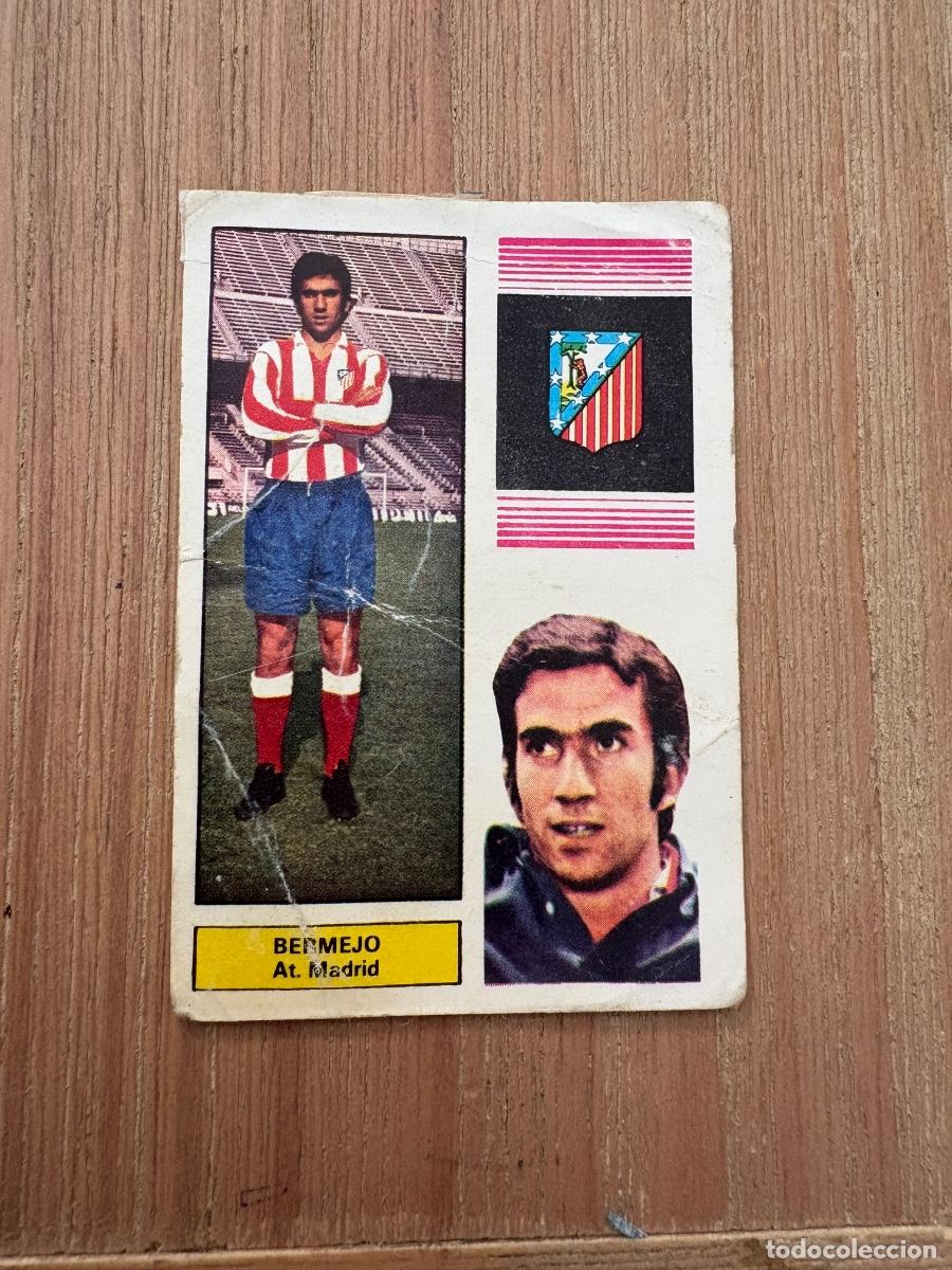 Cromos de F&uacute;tbol: 21. CROMO DESPEGADO LIGA FHER BERMEJO ATL&Eacute;TICO DE MADRID 1974-75 74&ndash;75