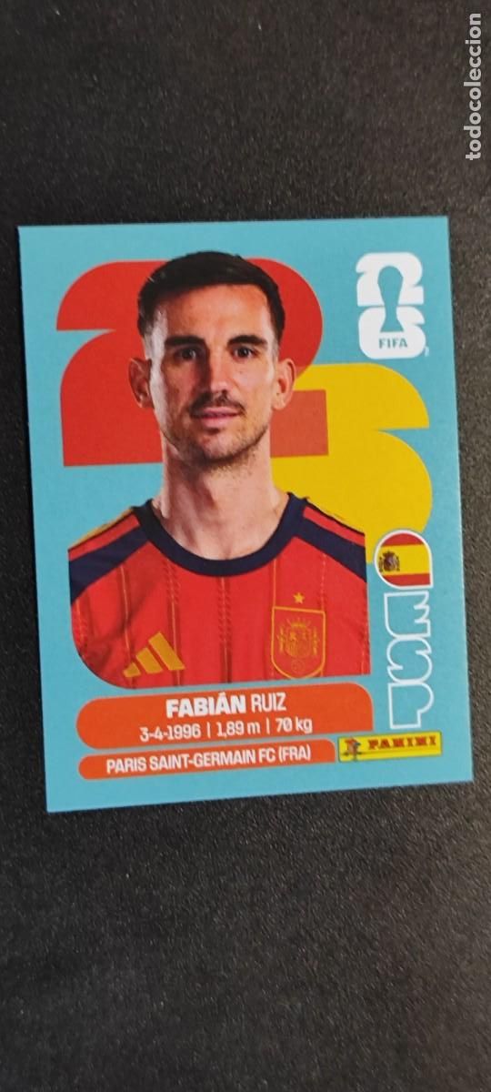 Cromos de F&uacute;tbol: FIFA WORLD CUP 2026 STICKER FABIAN RUIZ ESPA&Ntilde;A # ESP12 PANINI
