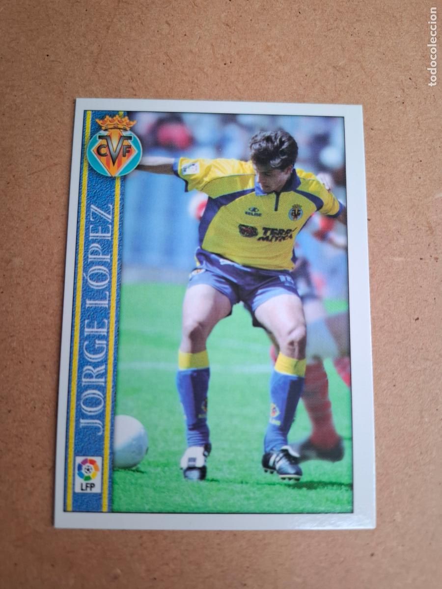 Cartes &agrave; collectionner de Football: MUNDICROMO 2000 2001 00 01 - 497 JORGE L&Oacute;PEZ - VILLARREAL CF.
