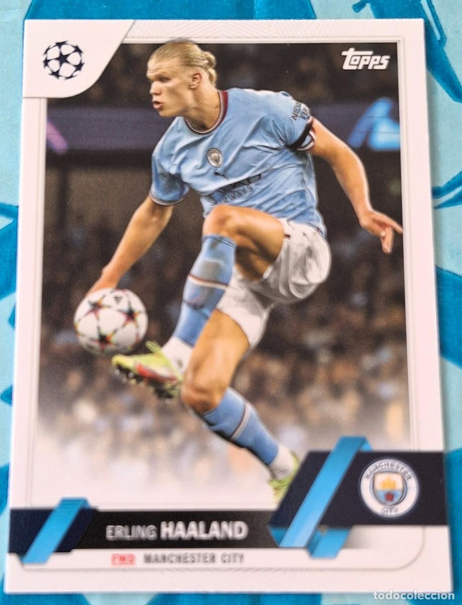 Cromos de F&uacute;tbol: Erling Haaland Manchester City Topps Soccer