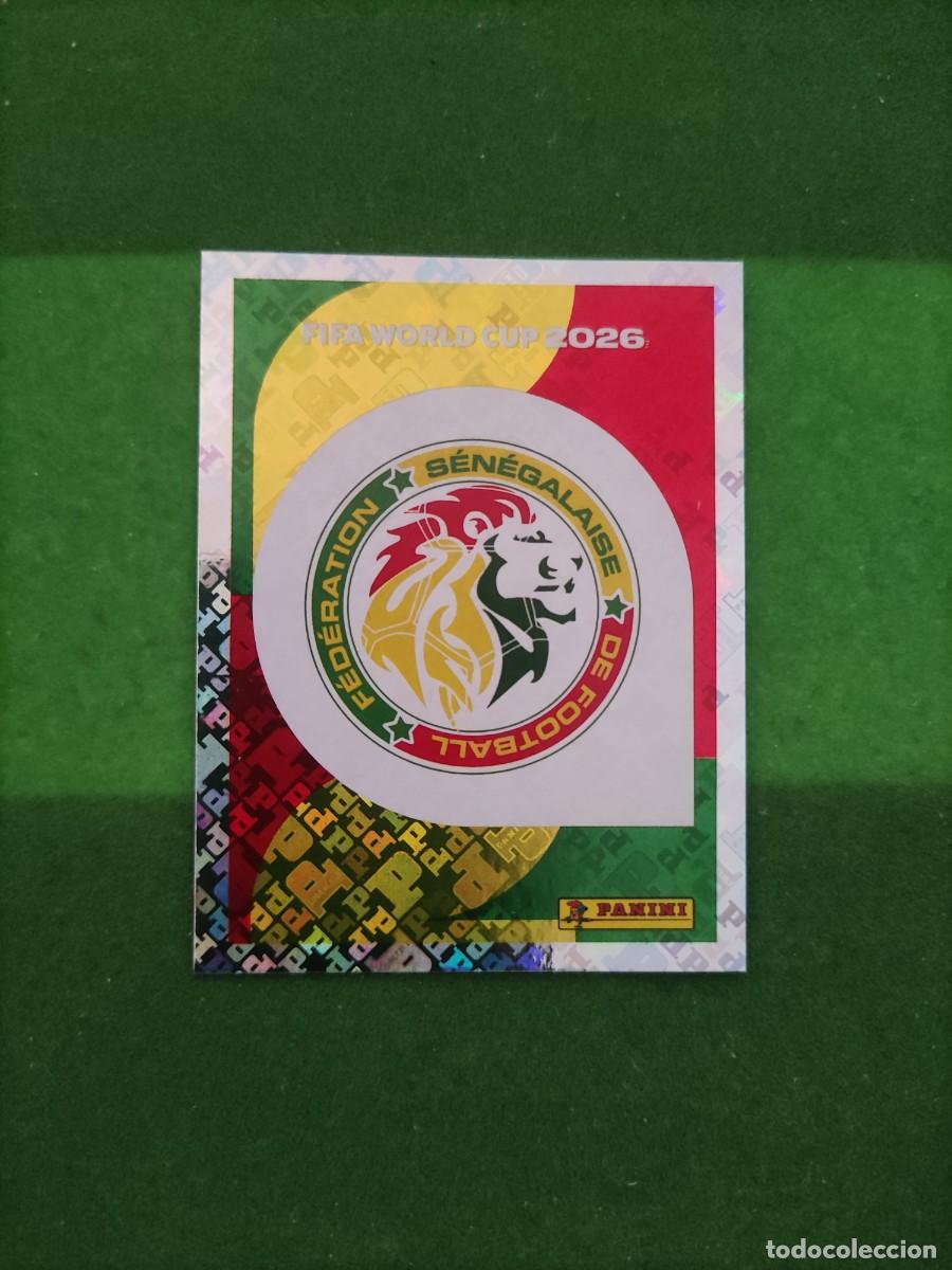 Cromos de F&uacute;tbol: Escudo Senegal SEN 1 Sticker Mundial 2026 FIFA World Cup / Sin pegar