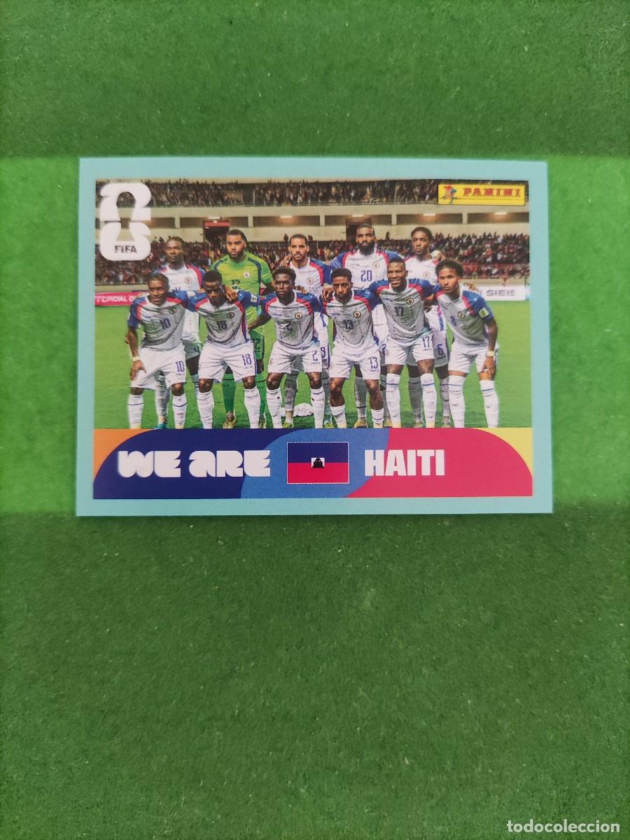 Cromos de F&uacute;tbol: We are Hait&iacute; HAI 13 Sticker Mundial 2026 FIFA World Cup / Sin pegar