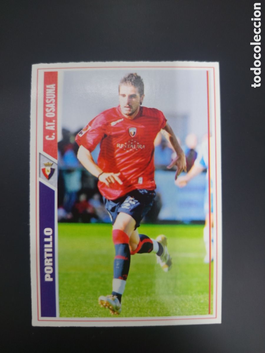 Cartes &agrave; collectionner de Football: ❇️ CROMO ⚽ PORTILLO OSASUNA 07 08 2007 2008 MUNDICROMO ❇️