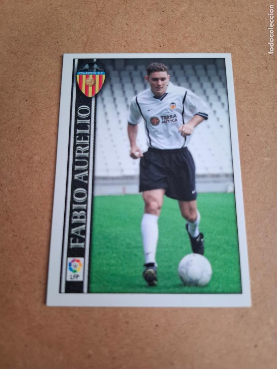 Football Stickers: MUNDICROMO 2000 2001 00 01 - 542 FABIO AURELIO - VALENCIA CF