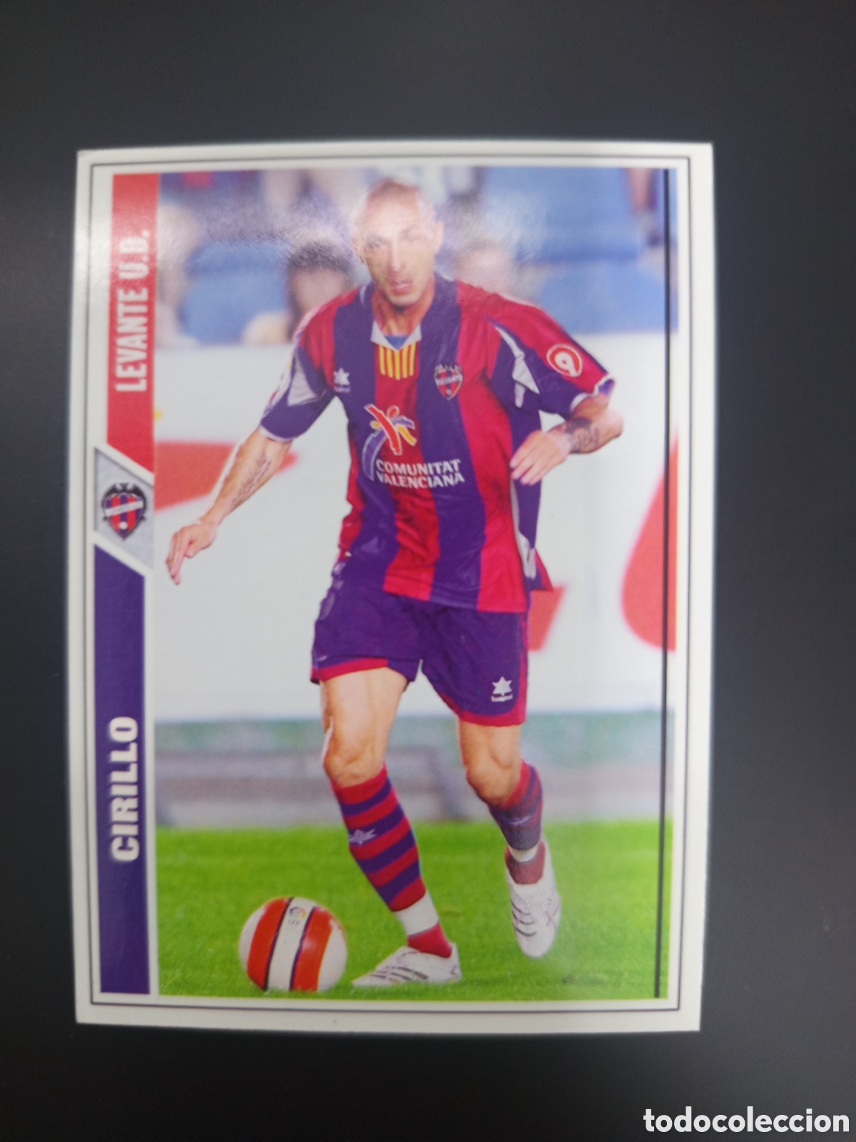 Cromos de Futebol: ❇️ CROMO ⚽ CIRILLO LEVANTE 07 08 2007 2008 MUNDICROMO ❇️