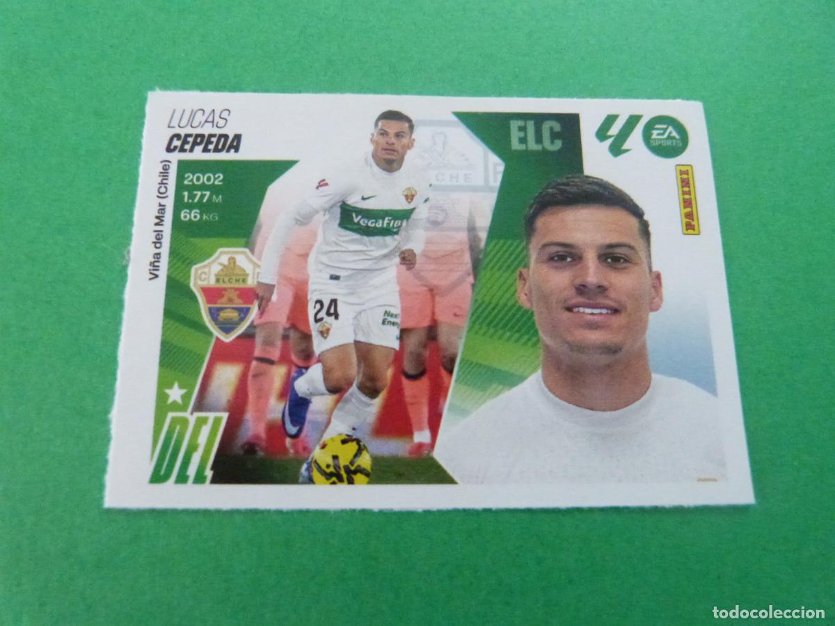 Figurine di Calcio: CROMO FUTBOL CEPEDA ELCHE C.F. SIN PEGAR FICHAJE N&ordm; 14 INVIERNO LIGA ESTE 2025-2026/25-26
