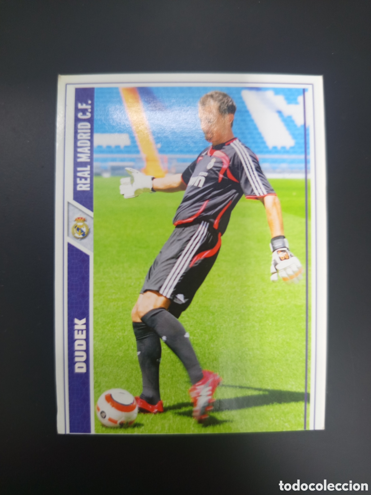 Fu&szlig;ball-Sticker: ❇️ CROMO ⚽ DUDEK REAL MADRID 6 FICHAS LIGA 2008 07 08 2007 2008 MUNDICROMO ❇️