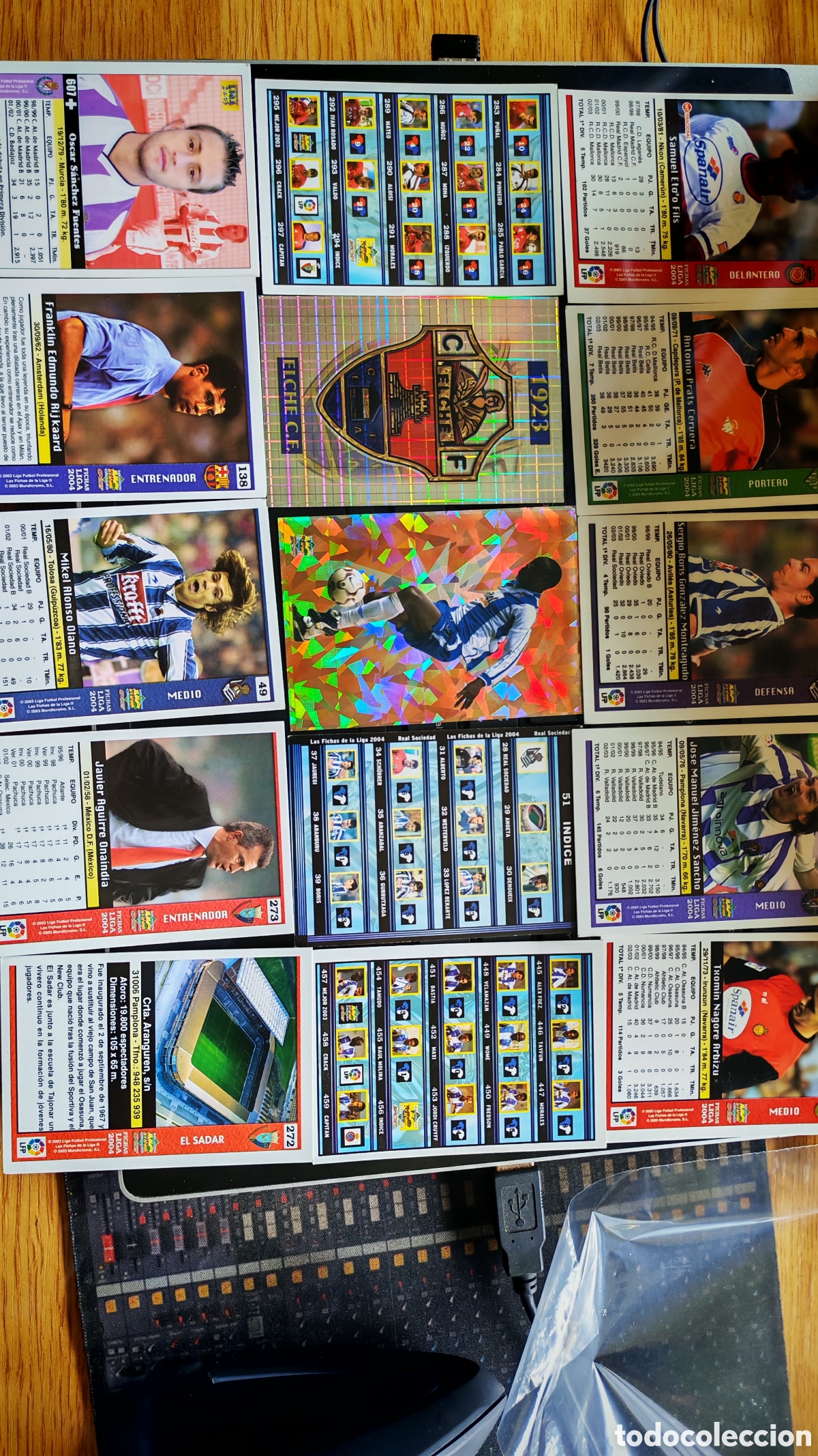 Cromos de F&uacute;tbol: Lote 15 cromos futbol antiguos. (CL)