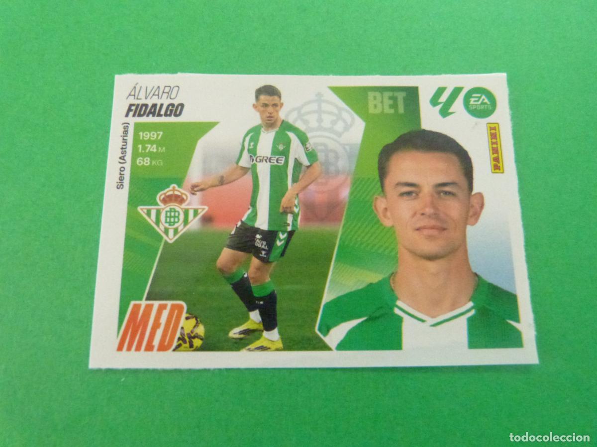 Cromos de F&uacute;tbol: CROMO FUTBOL FIDALGO REAL BETIS SIN PEGAR FICHAJE N&ordm; 20 INVIERNO LIGA ESTE 2025-2026/25-26