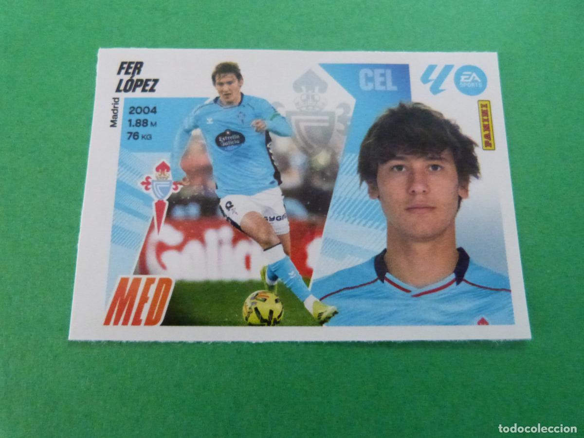 Cromos de F&uacute;tbol: CROMO FUTBOL FER LOPEZ CELTA DE VIGO SIN PEGAR FICHAJE N&ordm; 12 INVIERNO LIGA ESTE 2025-2026/25-26