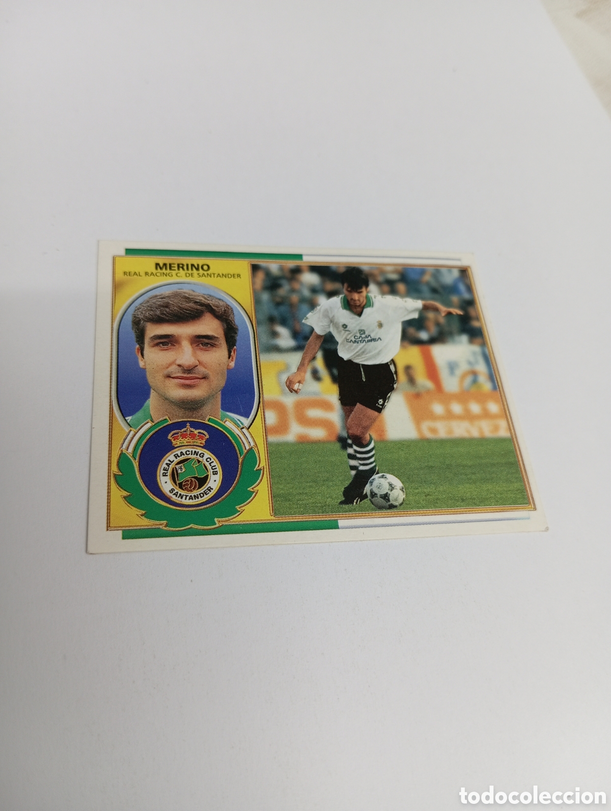 Cromos de F&uacute;tbol: MERINO Racing de Santander Liga Este 1996 1997 PANINI 96 97