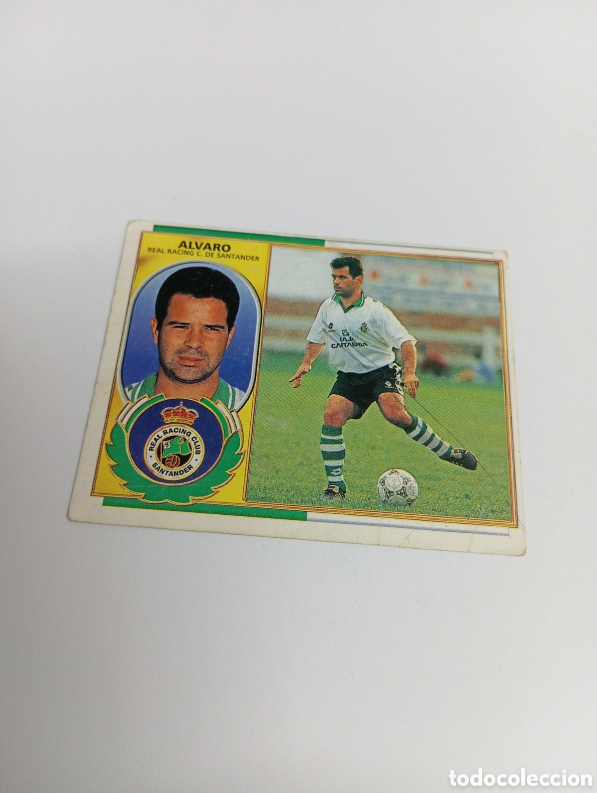 Cromos de F&uacute;tbol: &Aacute;LVARO Racing de Santander Liga Este 1996 1997 PANINI 96 97