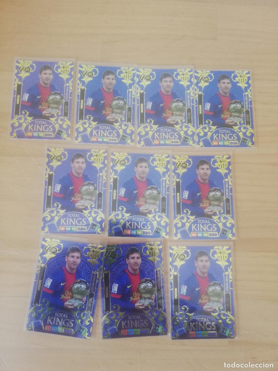 Cromos de F&uacute;tbol: Messi (x10) 2012 Total Kings Adrenalyn 2026