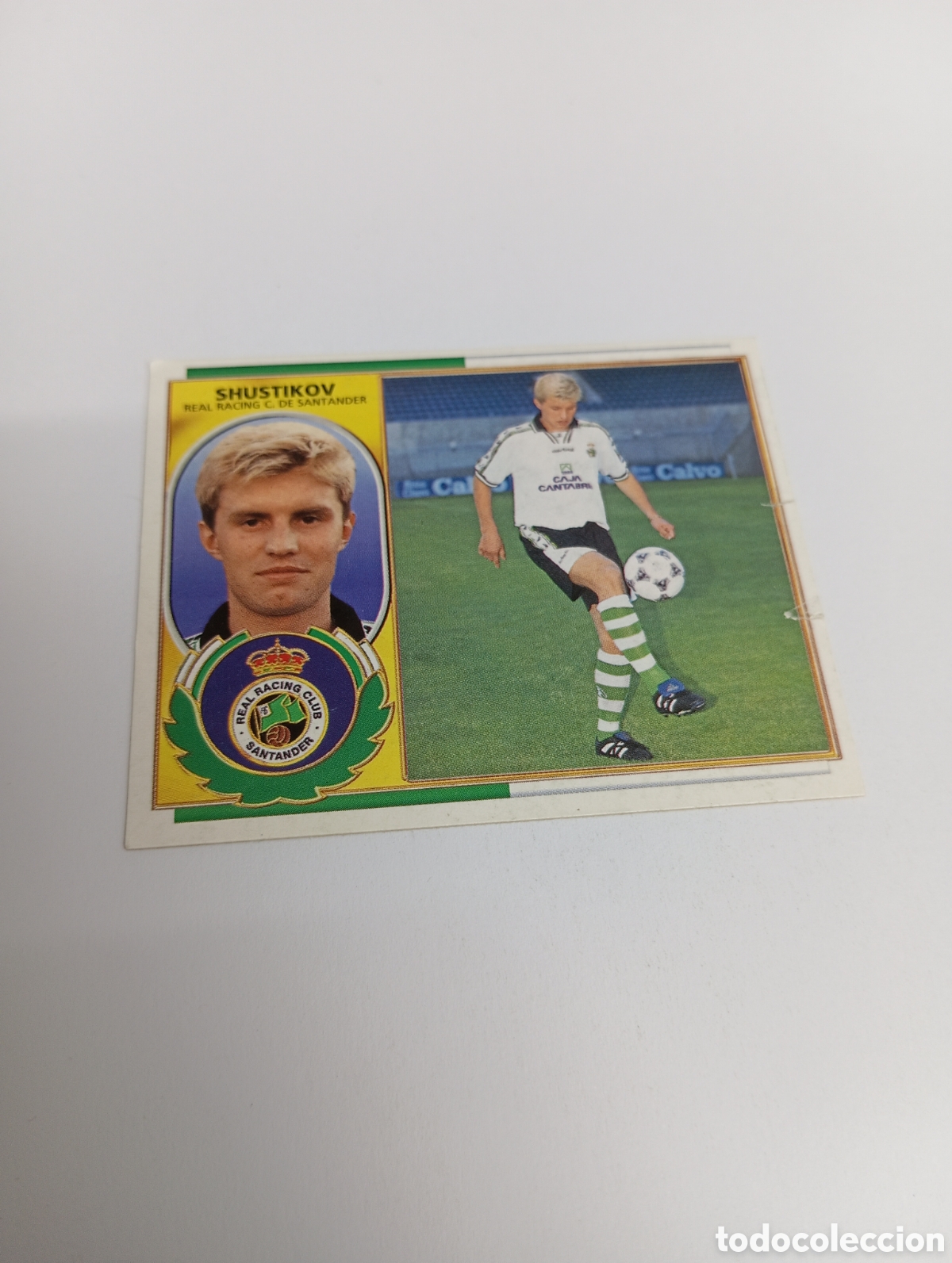 Cromos de F&uacute;tbol: SHUSTIKOV COLOCA Racing de Santander Liga Este 1996 1997 PANINI 96 97