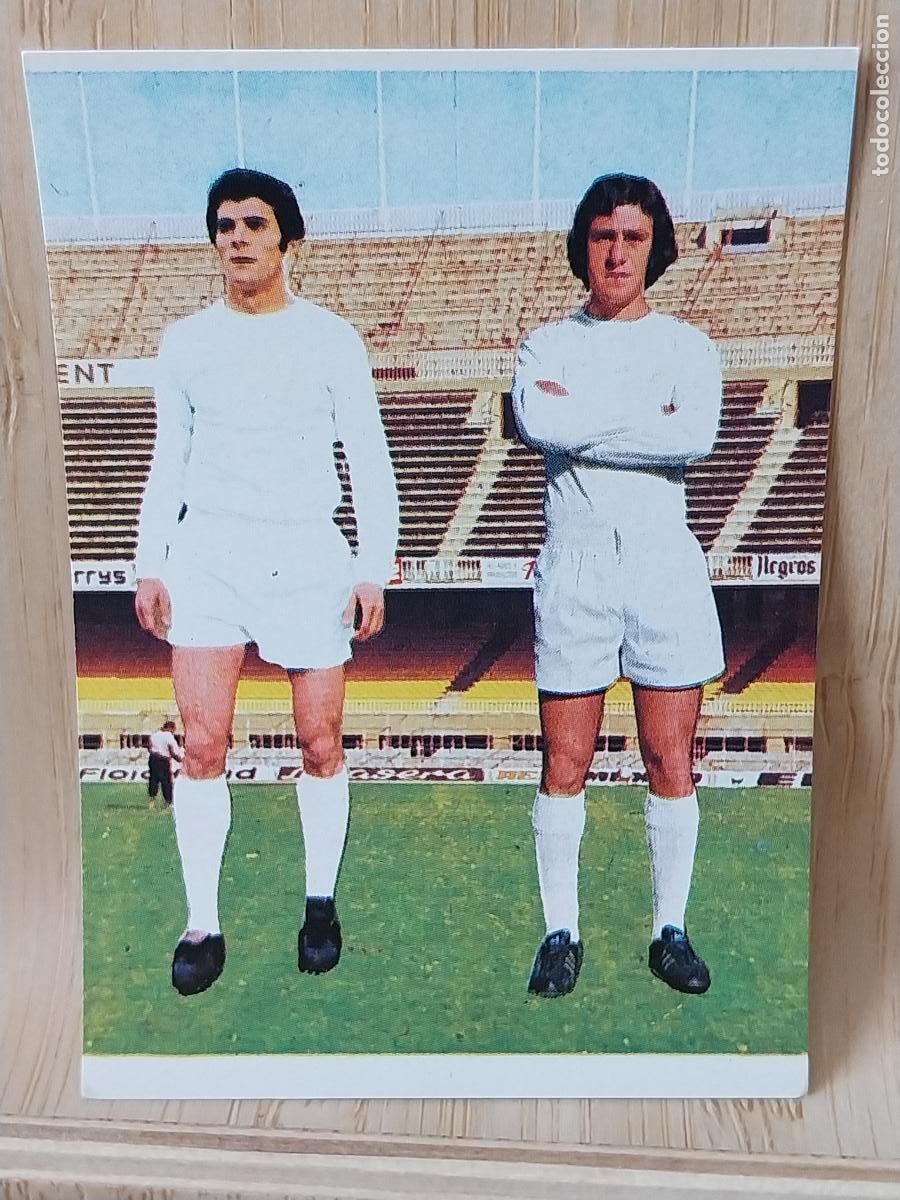 Cromos de F&uacute;tbol: DEL BOSQUE - J LUIS REAL MADRID RUIROMER A&Ntilde;O 1975 75 76 CROMO 111 **+ SIN PEGAR NUNCA ROMERO
