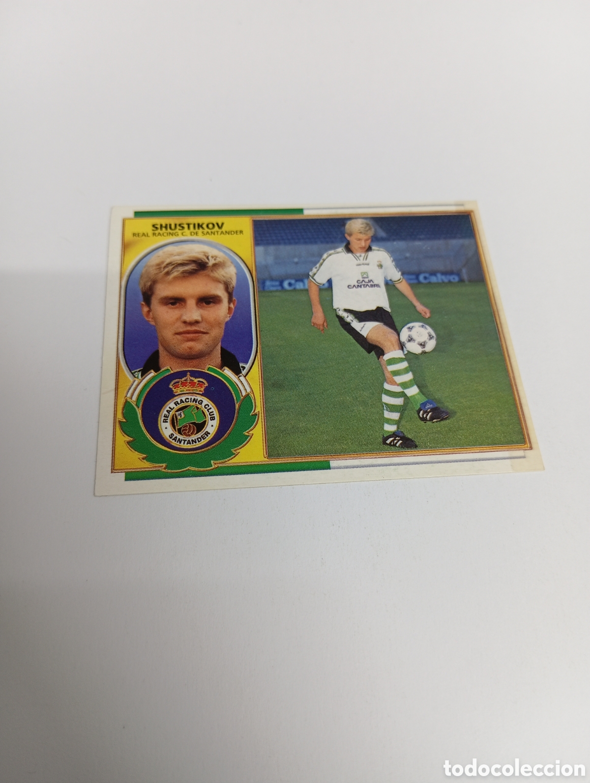 Cromos de F&uacute;tbol: SHUSTIKOV COLOCA Racing de Santander Liga Este 1996 1997 PANINI 96 97
