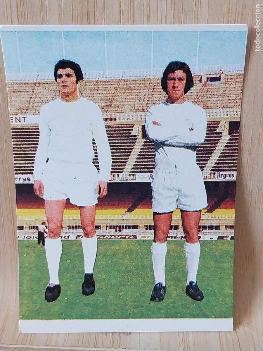 Cromos de F&uacute;tbol: DEL BOSQUE - J LUIS REAL MADRID RUIROMER A&Ntilde;O 1975 75 76 CROMO 111 ** SIN PEGAR NUNCA ROMERO